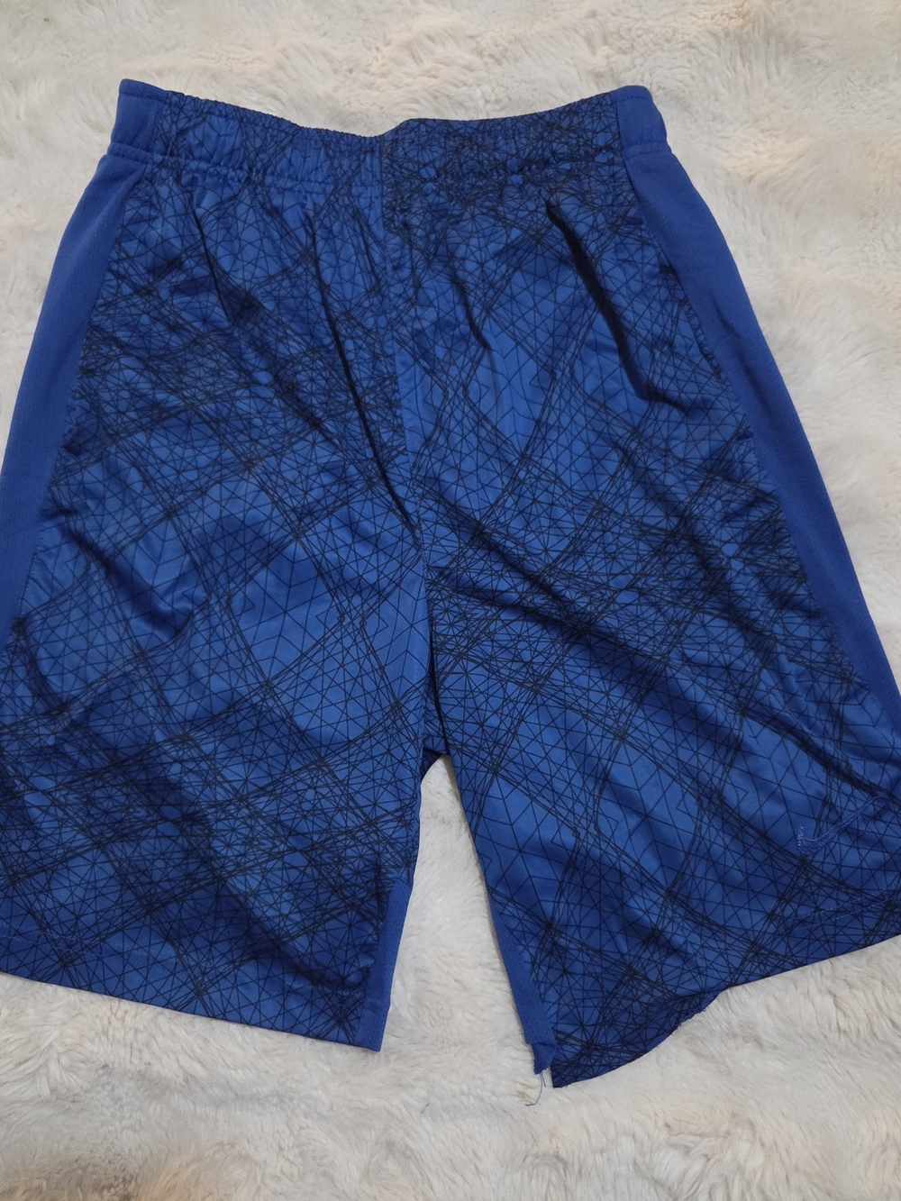 Men's Blue Performance Athletic Shorts